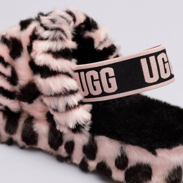 Дамски чехли и сандали UGG FLUFF YEAH ANIMALI 1127073-pink scallop цвят розов