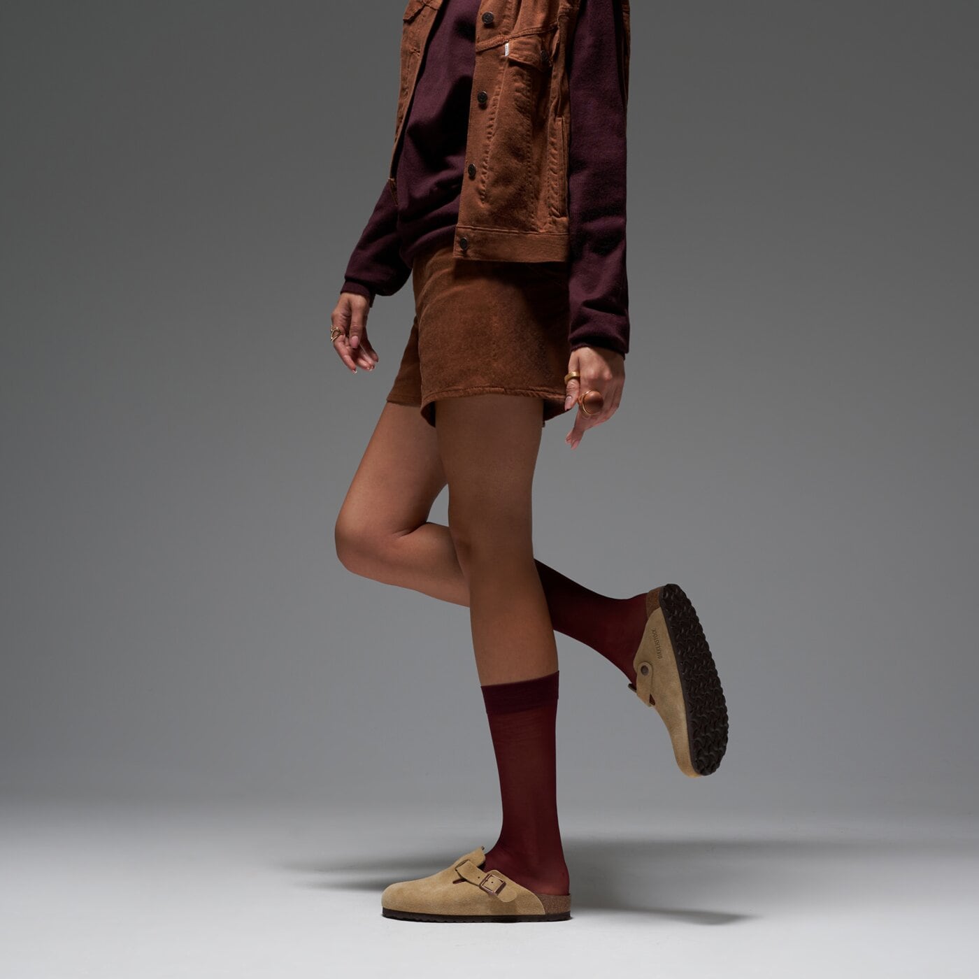 Дамски чехли и сандали BIRKENSTOCK BOSTON  1026164 цвят бежов