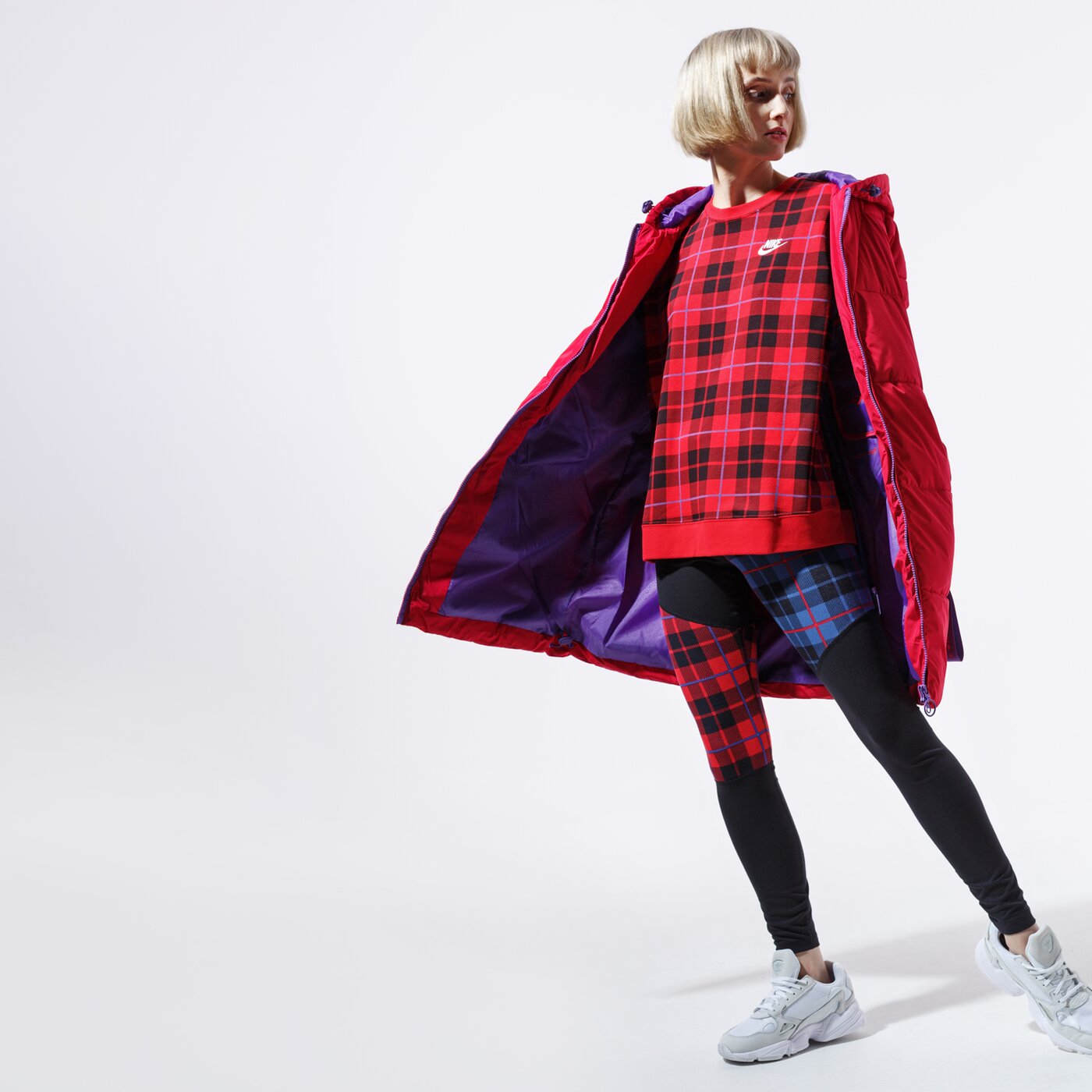 Дамско зимно яке CONFRONT ЯКЕ ЗИМНО SILVIA RED JKT cf39kud34001 цвят червен