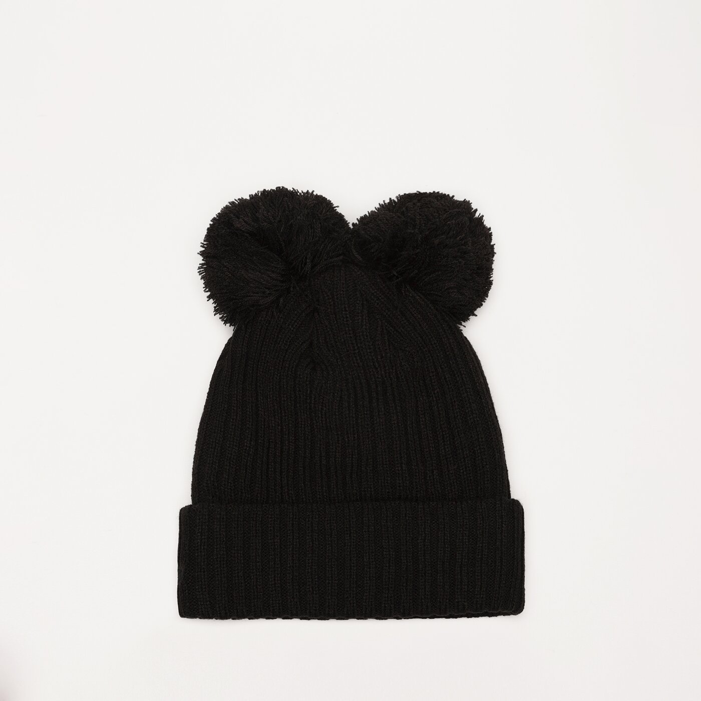Дамска зимна шапка NEW ERA ШАПКА WMNS DOUBLE POM BEANIE NYY NEW YORK YANKEES 60364290 цвят черен