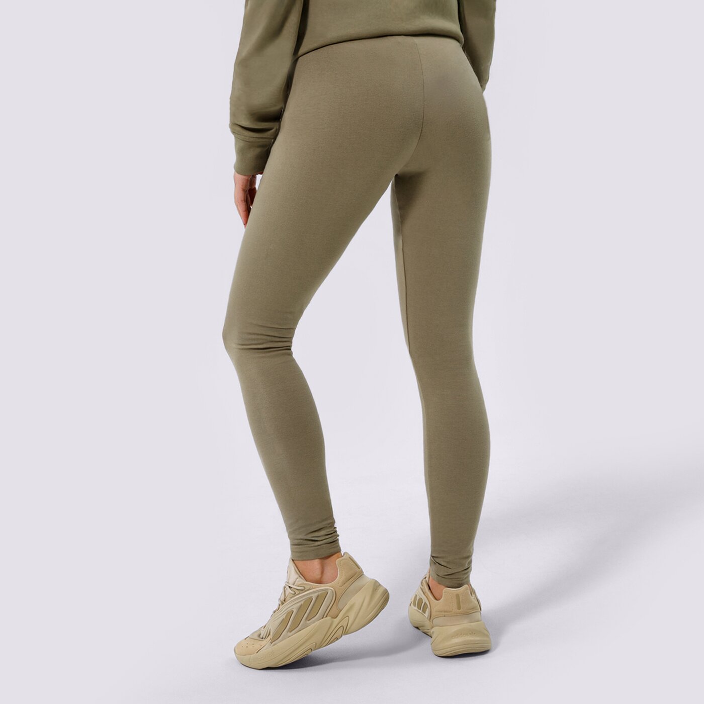 Дамски панталони ADIDAS КЛИН TIGHT h06623 цвят каки