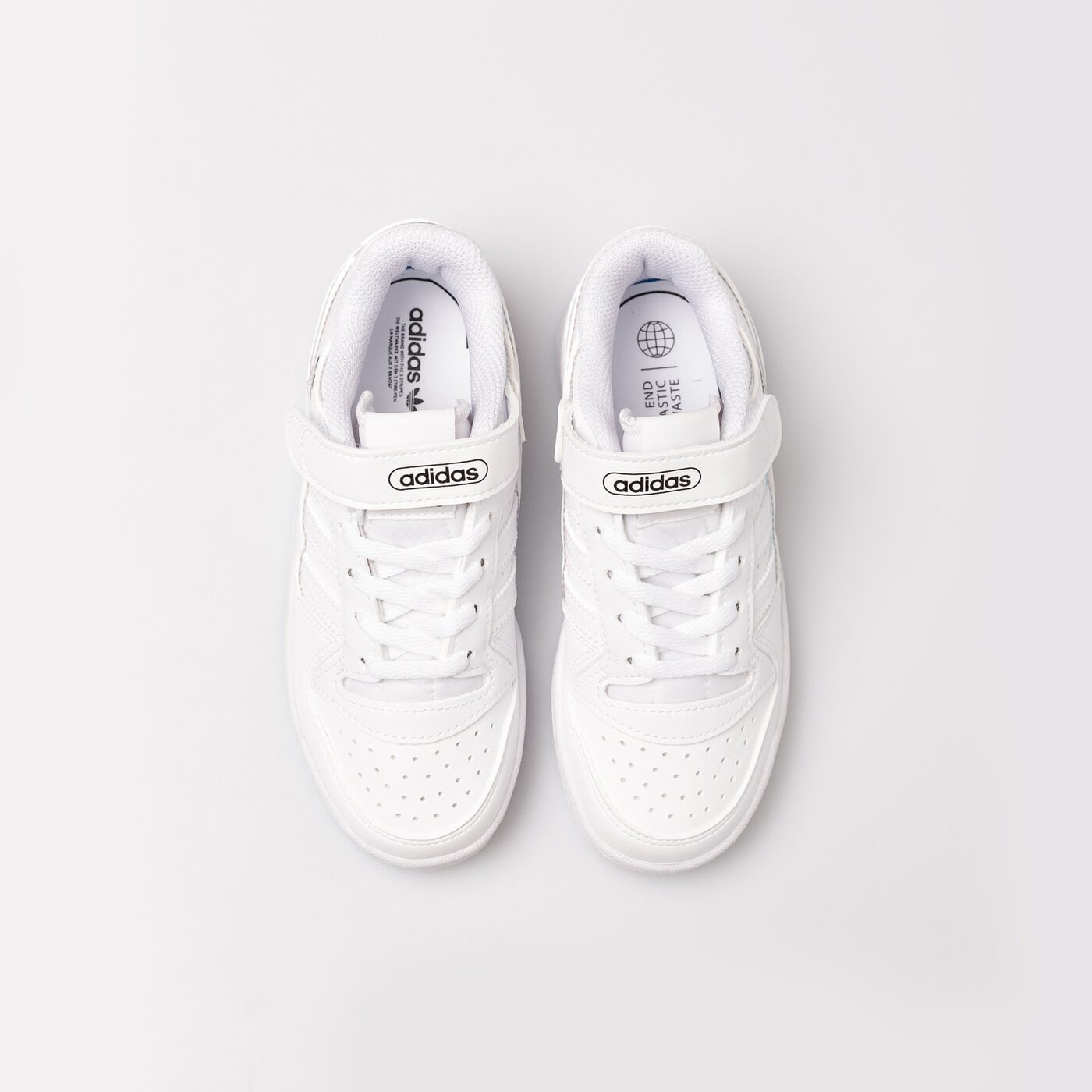 Детски маратонки ADIDAS FORUM LOW C gy9254 цвят бял