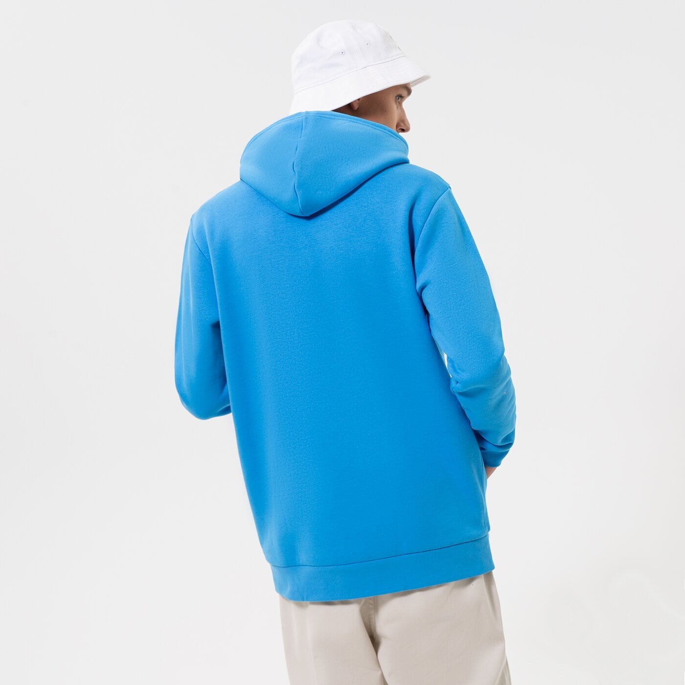 Мъжки суичър ADIDAS СУИТЧЪР С КАЧУЛКА ESSENTIAL HOODY hk0098 цвят син