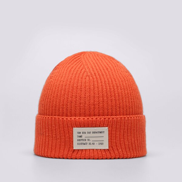 Мъжка зимна шапка NEW ERA ШАПКА WOOL MIX WATCH BEANIE NEW ERA ORG 60285123 цвят оранжев