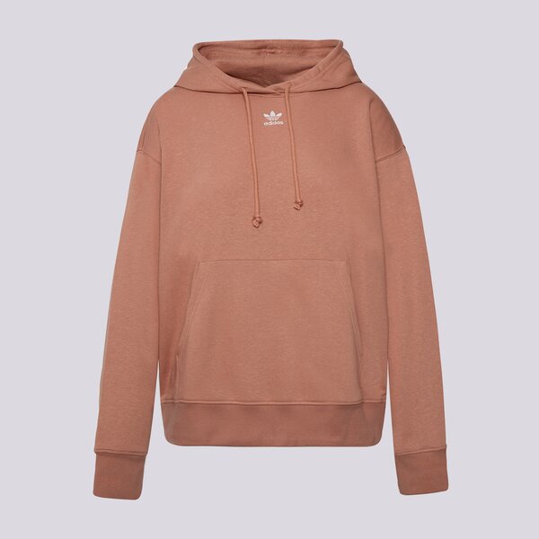 Дамски суичър ADIDAS СУИТЧЪР С КАЧУЛКА ESS+ HOODIE SIZE PLUS h44651 цвят розов