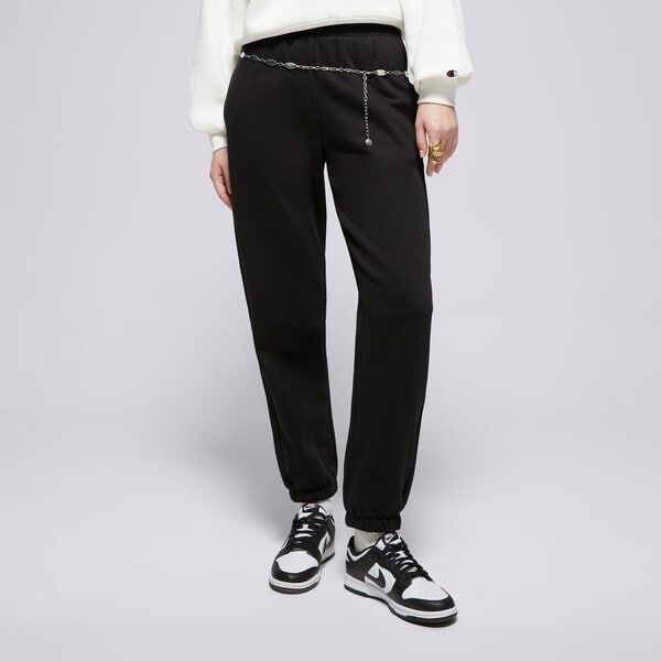 Дамски панталони CHAMPION ПАНТАЛОНИ ELASTIC CUFF PANTS 117583kk001 цвят черен