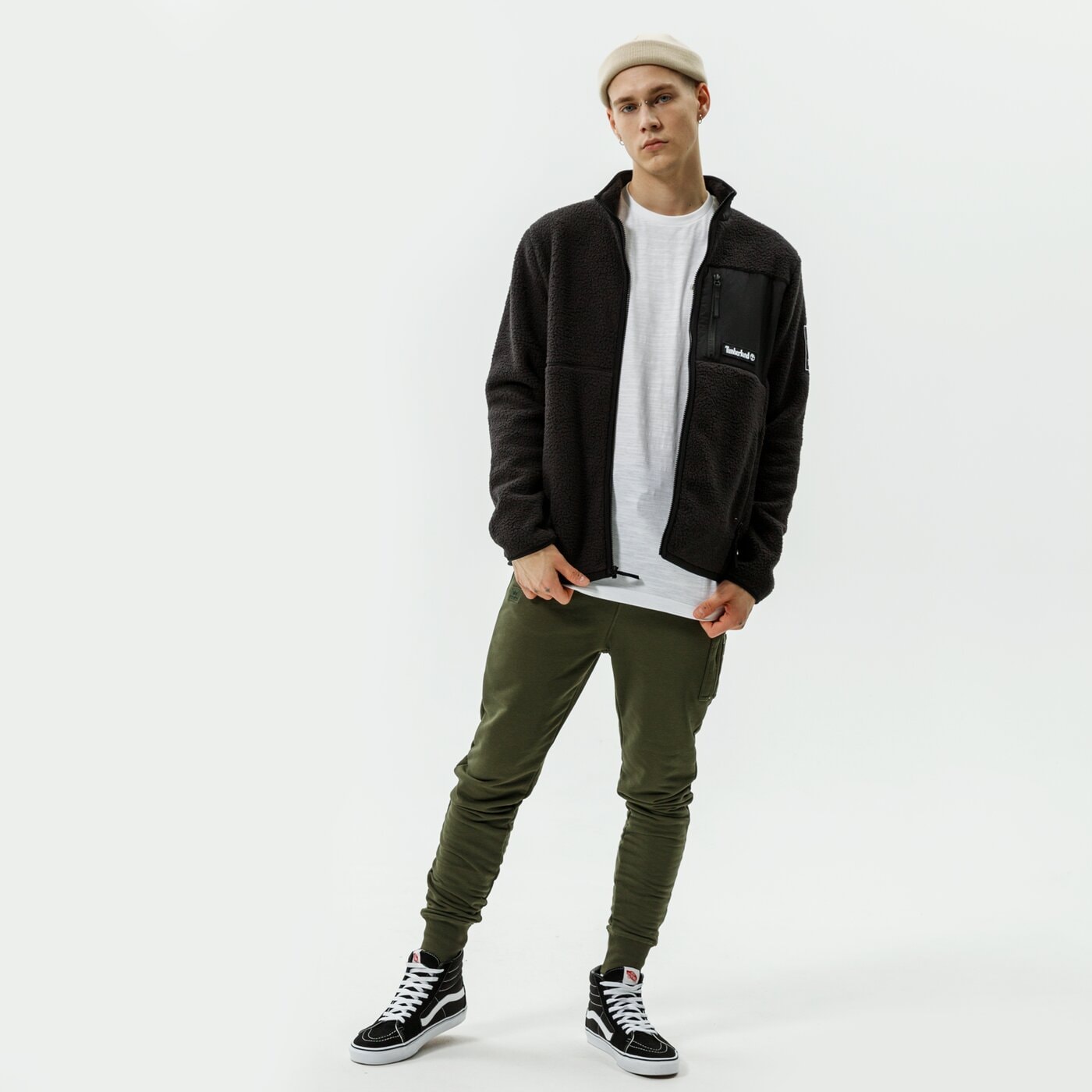 Мъжко зимно яке TIMBERLAND ЯКЕ YC OUTDOOR ARCHIVE SHERPA FLEECE JACKET tb0a24a50011 цвят черен