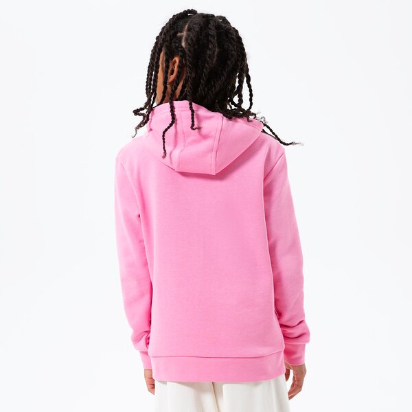 Детски суичър ADIDAS СУИТЧЪР С КАЧУЛКА TREFOIL HOODIE GIRL hk0271 цвят розов