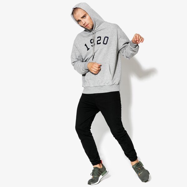 Мъжки суичър NEW ERA СУИТЧЪР NE BRANDED PO HOODY 1920 NEW ERA LGH 11604085 цвят сив