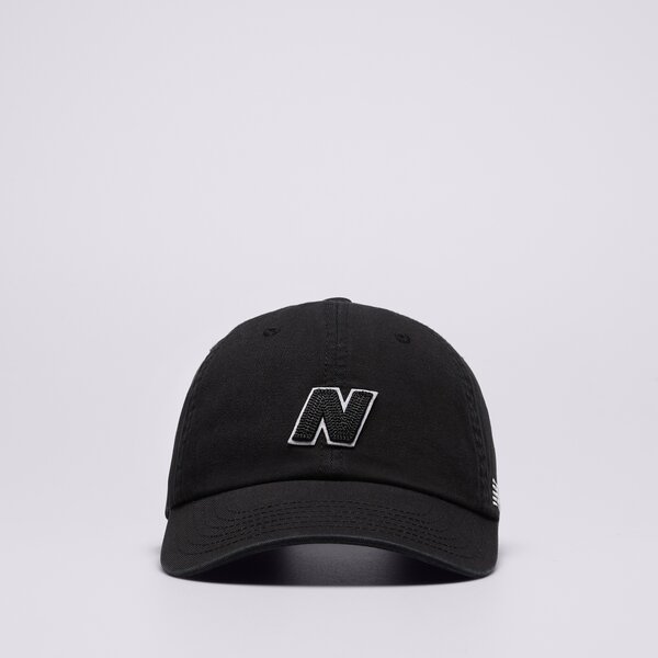 Дамска шапка с козирка NEW BALANCE ШАПКА 6 PANEL BLOCK N HAT V 2.0 lah51005bk цвят черен