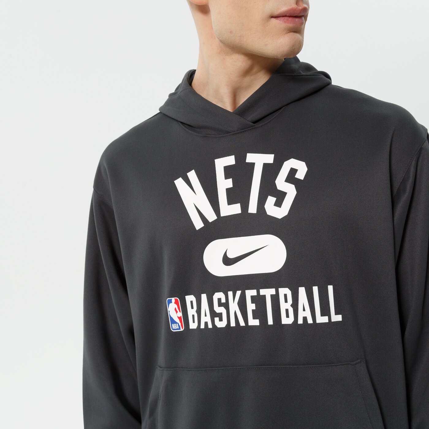 Мъжки суичър NIKE СУИТЧЪР С КАЧУЛКА BKN M NK DF SPOTLIGHT PO HD NBA db0883-060 цвят черен
