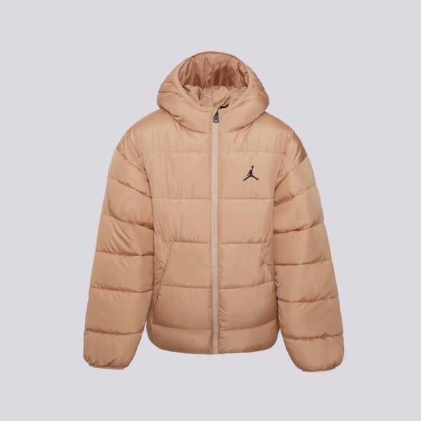Детска преходно яке JORDAN ЯКЕ JDN MJ BROOKLYN PUFFER GIRL 95f014-x0l цвят бежов