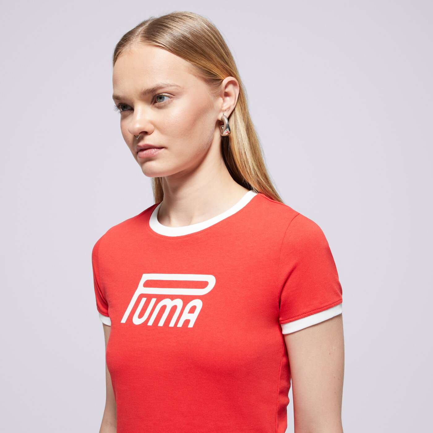 Дамска тениска PUMA ТЕНИСКА FUTURE.PUMA.ARCHIVE GRAPHIC SLIM TEE 632122 11 цвят червен