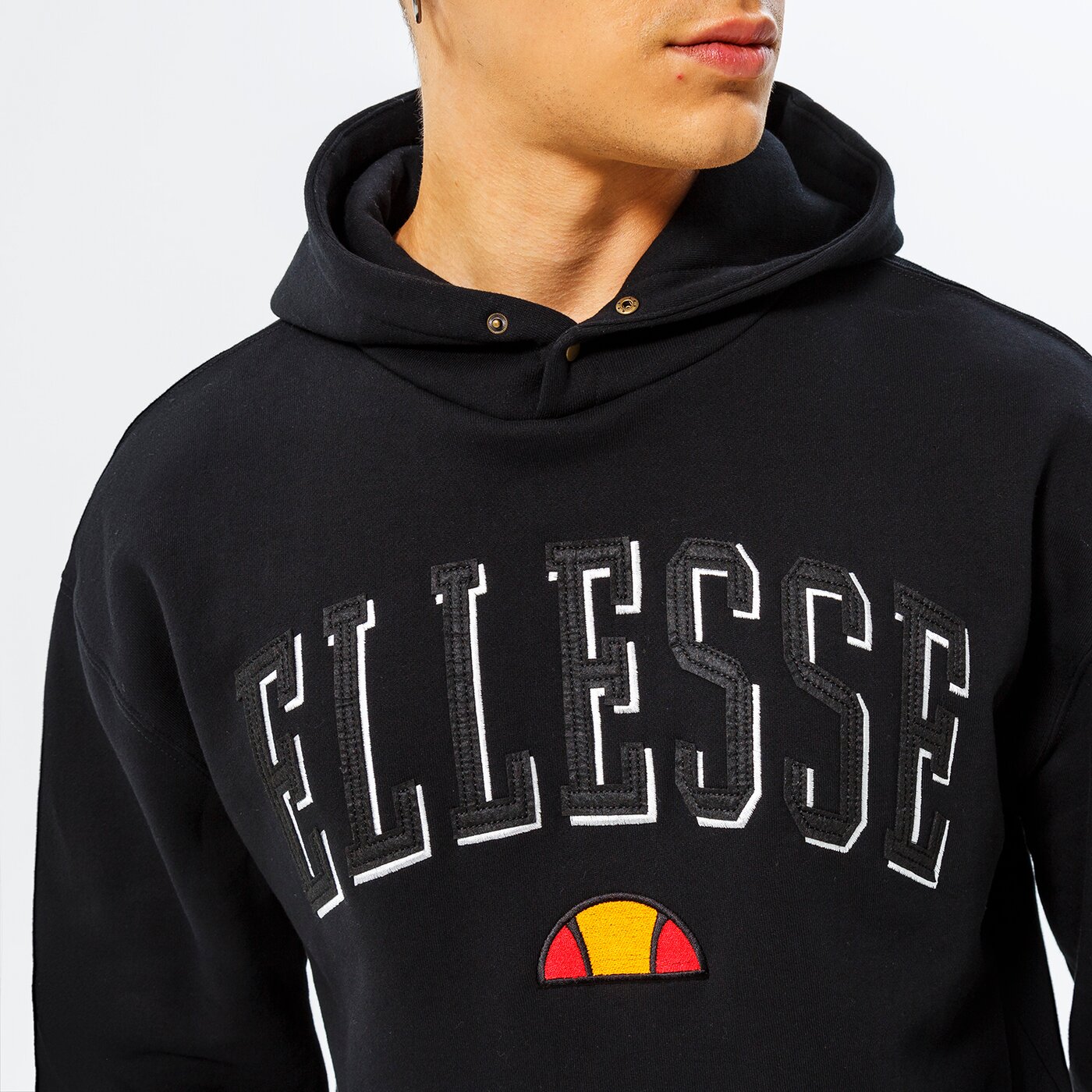 Мъжки суичър ELLESSE СУИТЧЪР С КАЧУЛКА DUKE OH HOODY BLK shp16227011 цвят черен