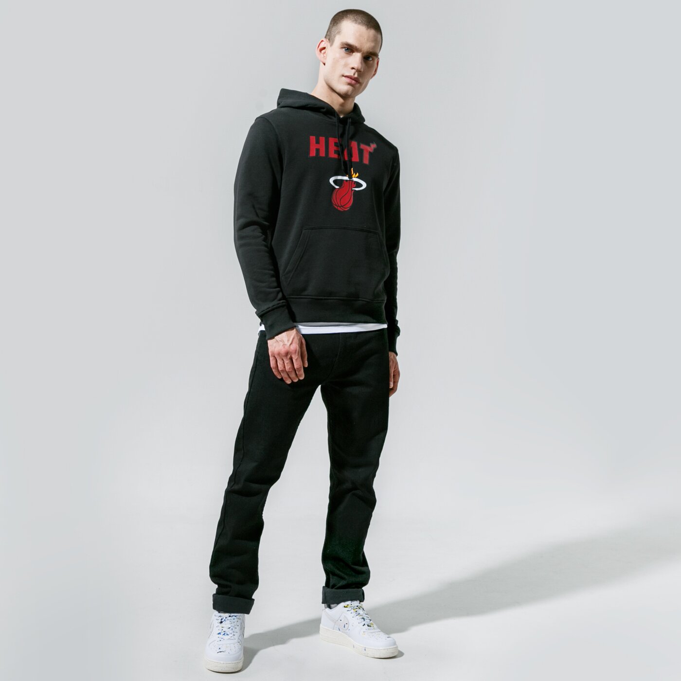 Мъжки суичър NEW ERA СУИТЧЪР NBA ТОП 6 MIAMI HEAT MIAMI HEAT BLK 11530757 цвят черен