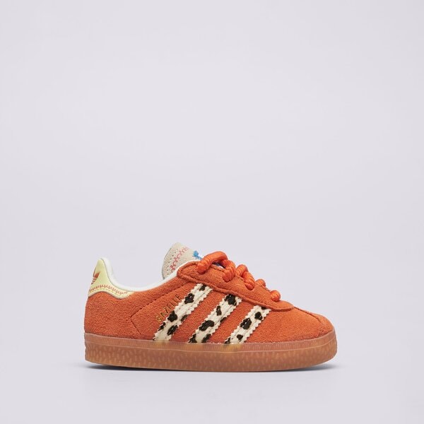 Детски маратонки ADIDAS GAZELLE CF EL I ji0075 цвят оранжев