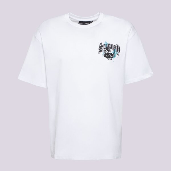 Мъжка тениска SUPPLY & DEMAND ТЕНИСКА SKULL SNAKE TEE suptm17445010 цвят бял