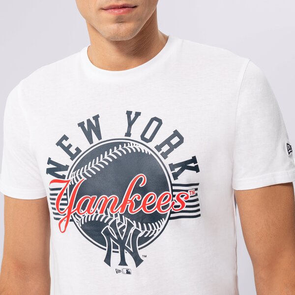 Мъжка тениска NEW ERA ТЕНИСКА TEE NYY WHT 13051085 цвят бял