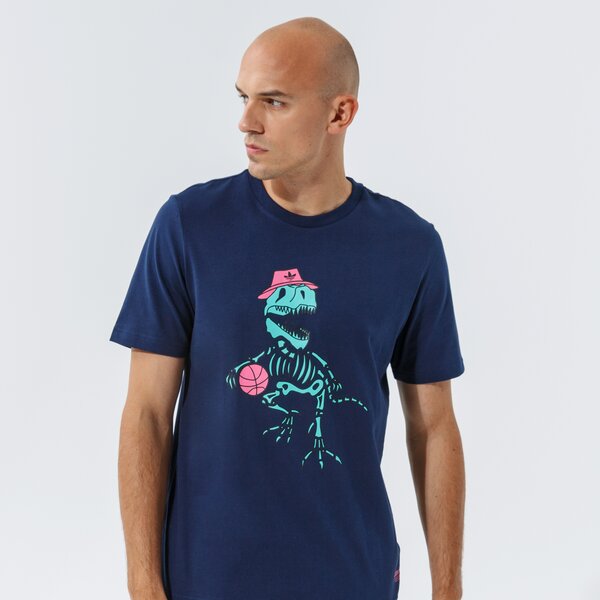Мъжка тениска ADIDAS ТЕНИСКА 5 DINO TEE h13455 цвят тъмносин