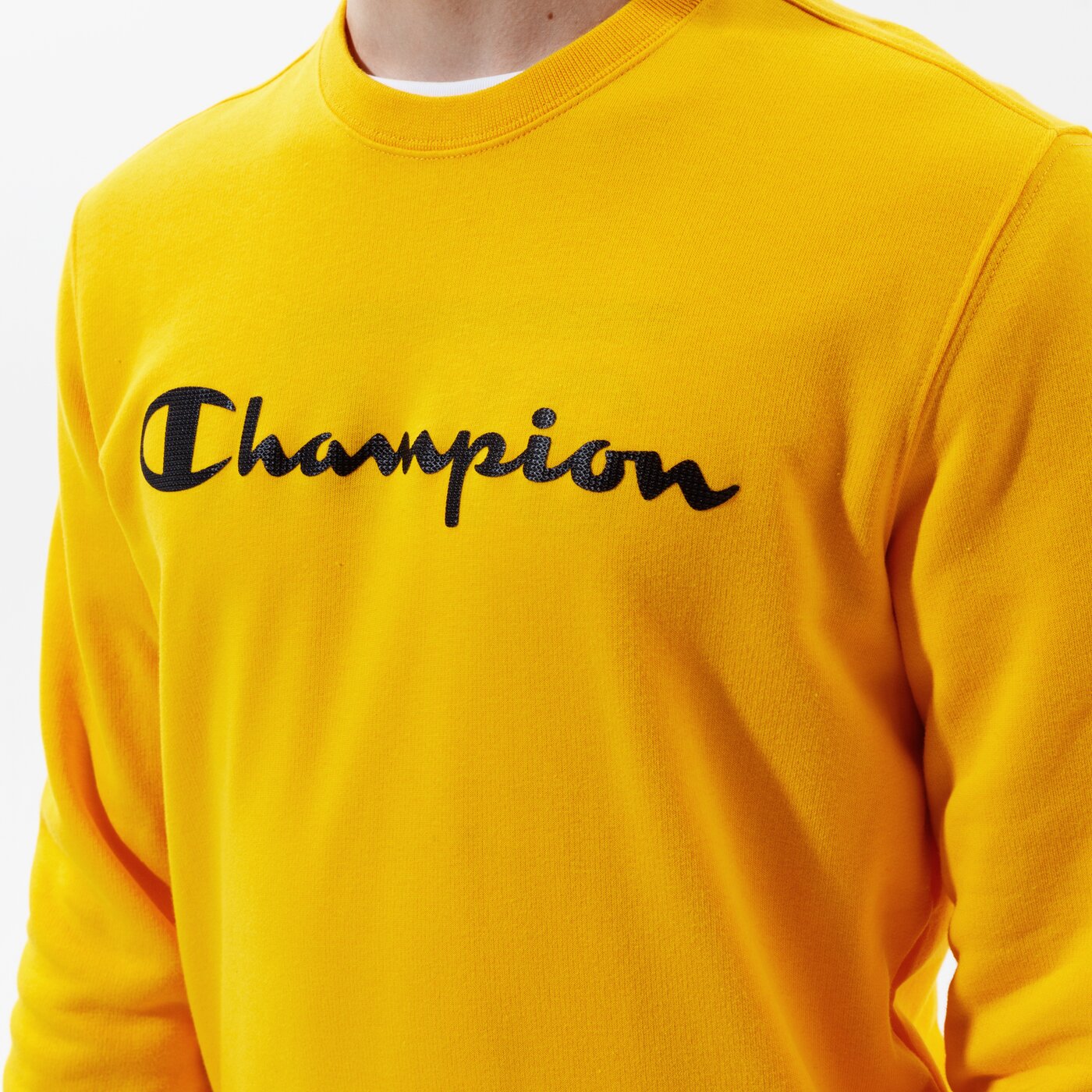 Мъжки суичър CHAMPION СУИТЧЪР CREWNECK SWEATSHIRT 214140ys058 цвят жълт