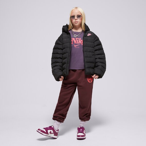 Детска преходно яке NIKE ЯКЕ ЗИМНО K NSW LOW SYNFL JKT ADP GIRL fd2845-013 цвят черен