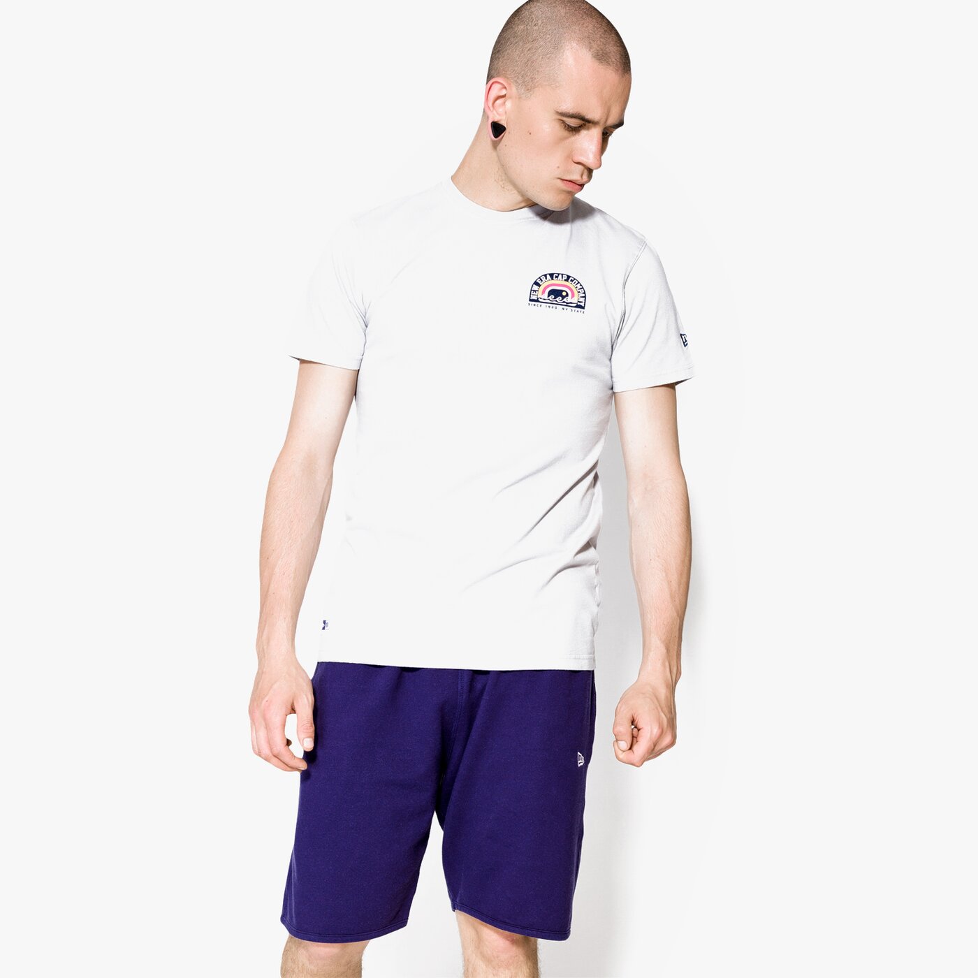 Мъжка тениска NEW ERA ТЕНИСКА BEACH NE GRA 11409859 цвят сив