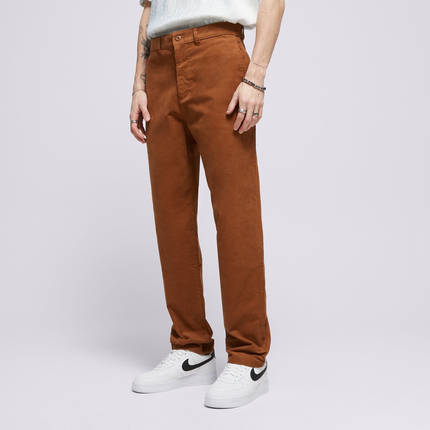 Мъжки панталони NIKE ПАНТАЛОНИ M NK CLUB CHINO CORDUROY PANT fz0786-281 цвят кафяв