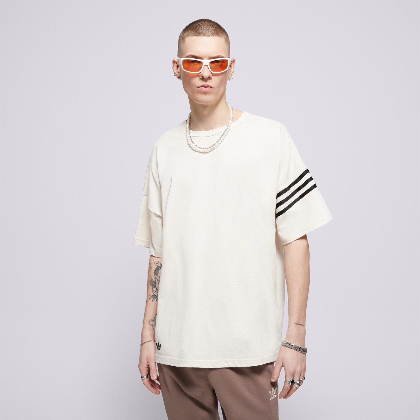 Мъжка тениска ADIDAS ТЕНИСКА NEU C TEE jc9933 цвят бежов