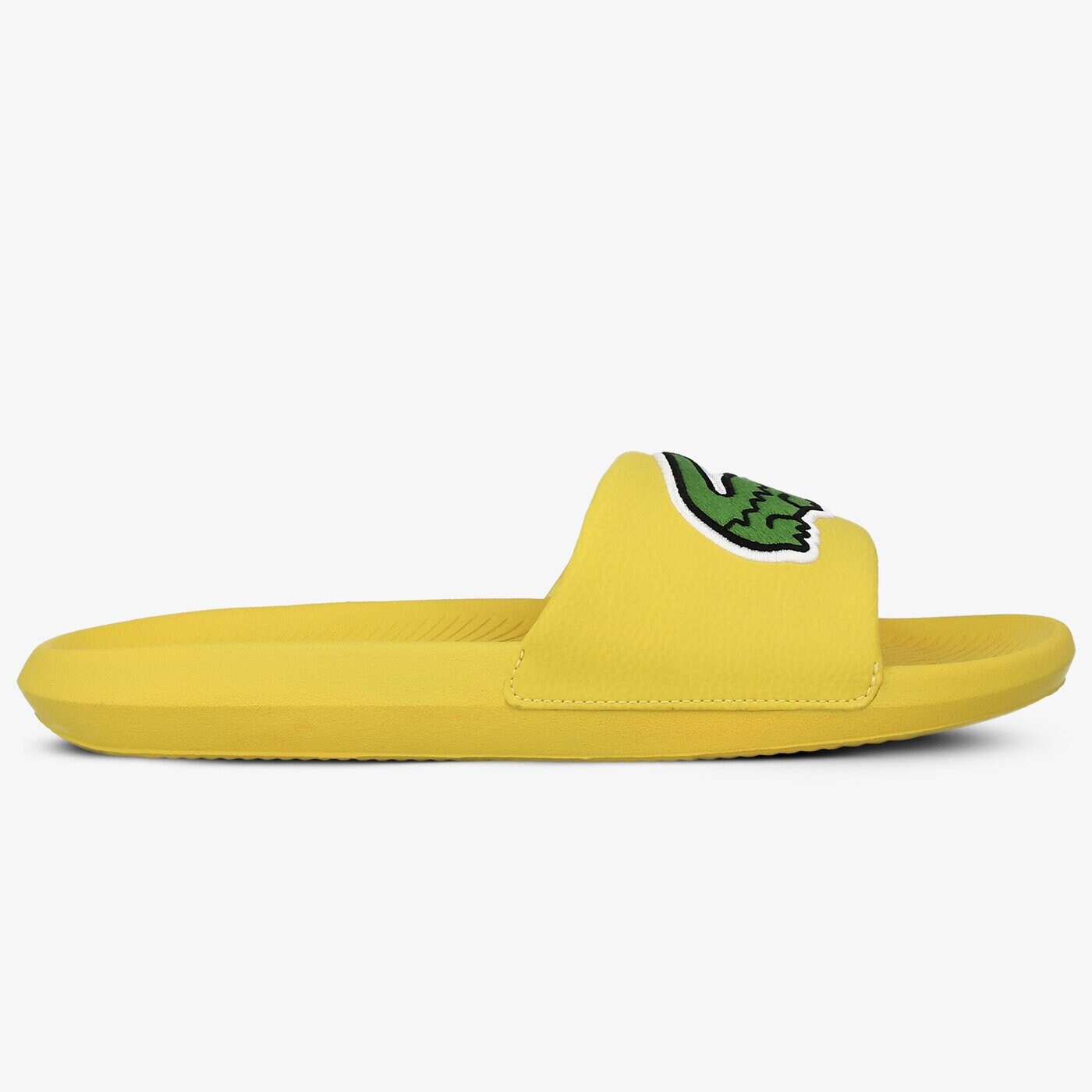 Мъжки чехли и сандали LACOSTE CROCO SLIDE 120 2 US 739cma0062p1g цвят жълт