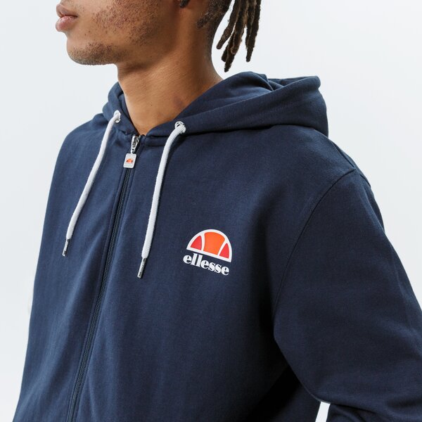 Мъжки суичър ELLESSE СУИТЧЪР СЪС ЗАКОПЧАВАНЕ   С КАЧУЛКА MELBOURNE NAVY shc07441429 цвят тъмносин