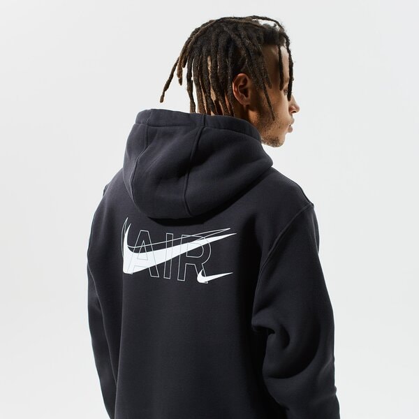 Мъжки суичър NIKE СУИТЧЪР С КАЧУЛКА M NSW HOODIE PO AIR PRNT PACK dd9694-010 цвят черен