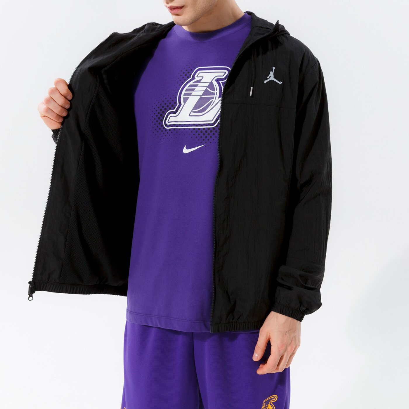 Мъжко преходно яке JORDAN ЯКЕ M J SPRT DNA JKT dj0252-010 цвят черен