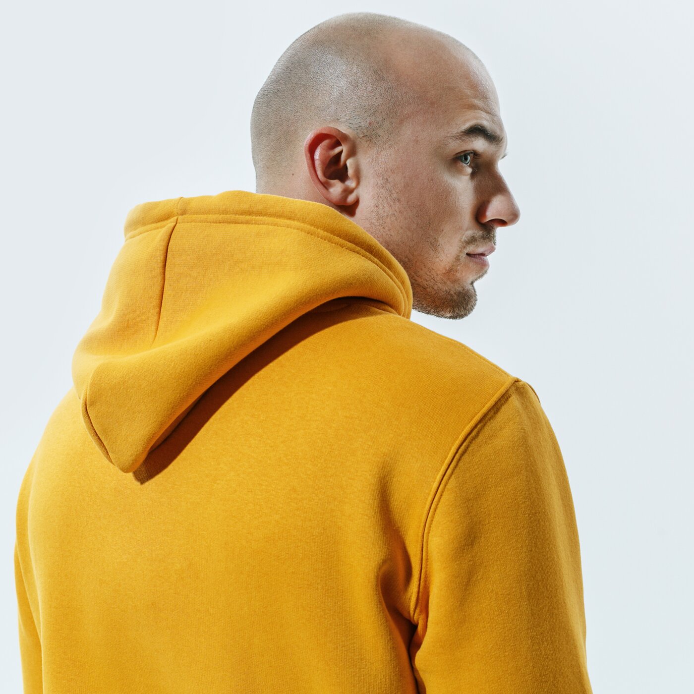 Мъжки суичър CHAMPION СУИТЧЪР С КАЧУЛКА HOODED SWEATSHIRT 214743os033 цвят горчица