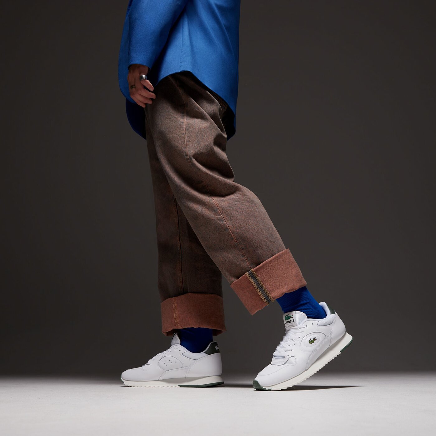 Мъжки маратонки LACOSTE LINETRACK 2231 SMA 746sma0012082 цвят бял