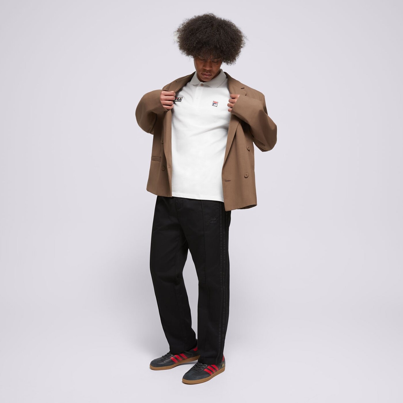 Мъжка тениска FILA ТЕНИСКА PABLO fw24mh033100 цвят бял