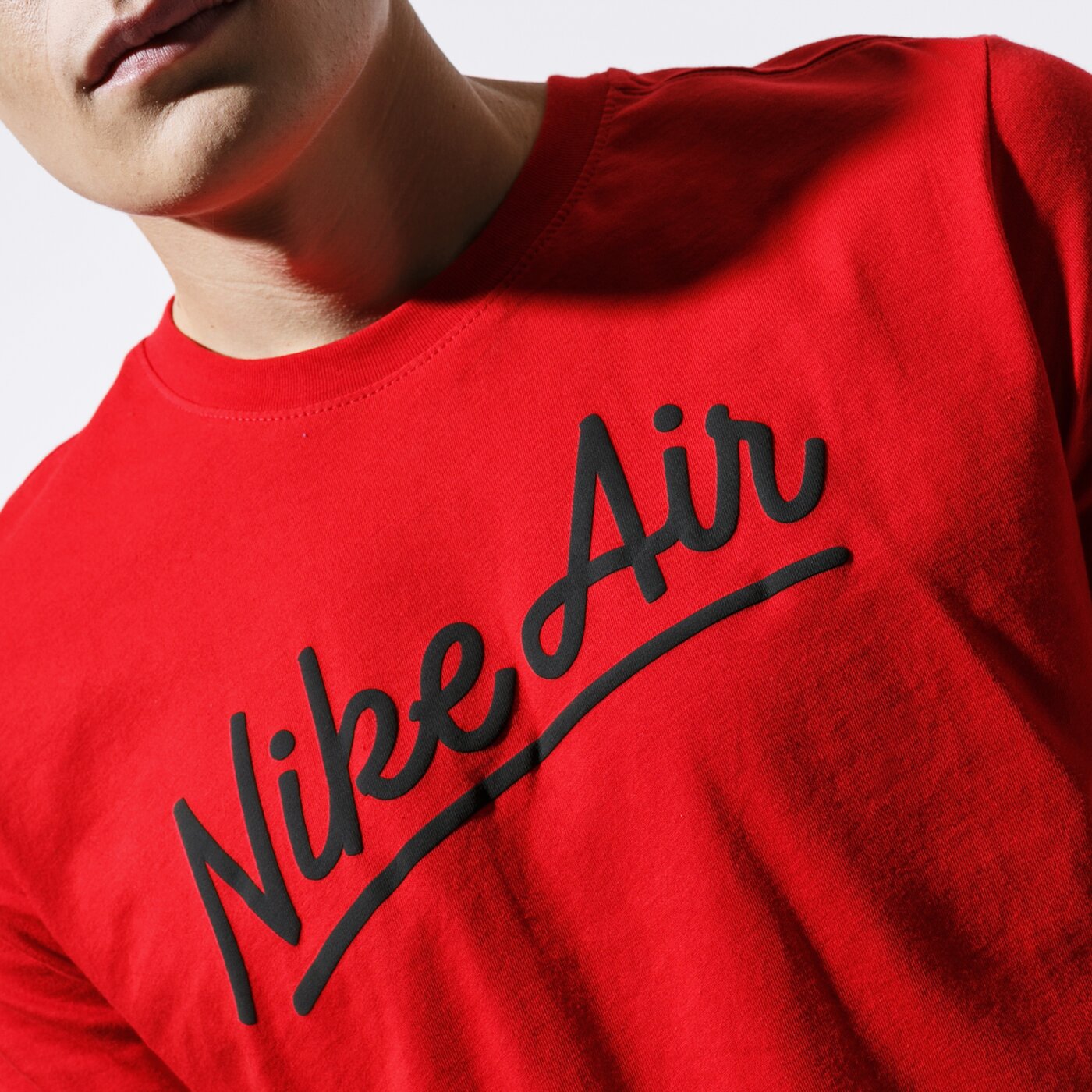 Мъжка тениска NIKE ТЕНИСКА M NSW SS TEE NIKE AIR 1 bv7637657 цвят червен