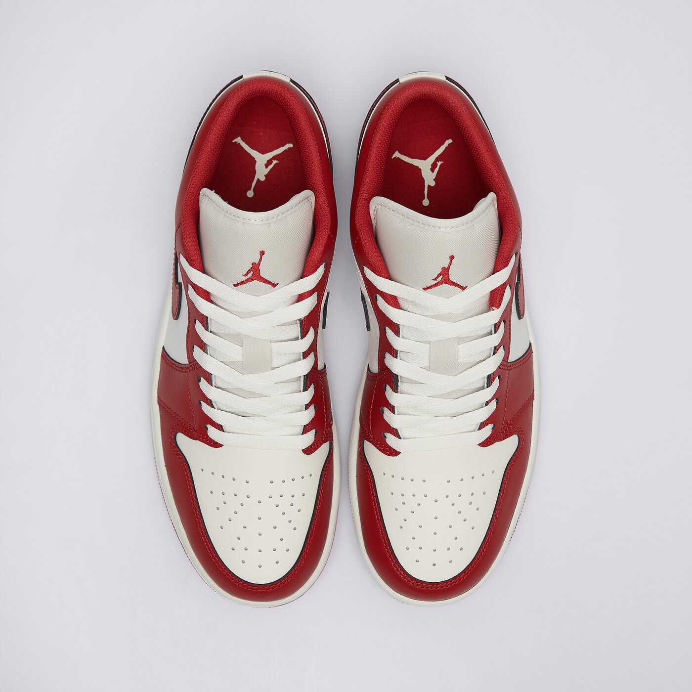 Мъжки маратонки AIR JORDAN 1 LOW  553558-166 цвят бял