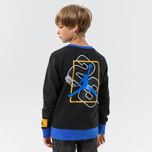 Детски суичър JORDAN СУИТЧЪР NEXT UTILITY CREW BOY 95a746-023 цвят черен