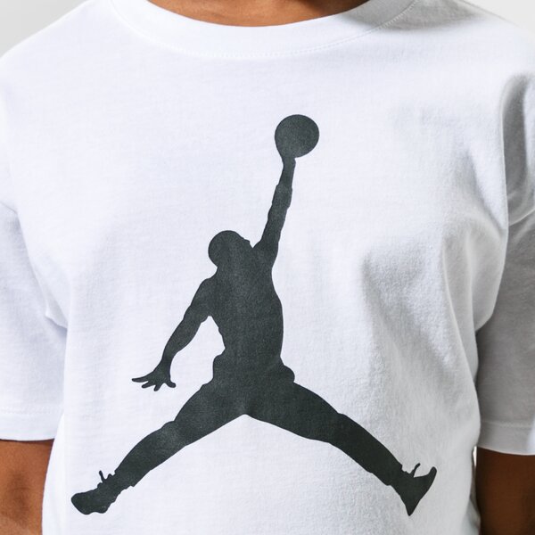 Детска тениска JORDAN ТЕНИСКА JDG SHORT SLEEVE GRAPHIC ТЕНИСКА GIRL 45a437-001 цвят бял