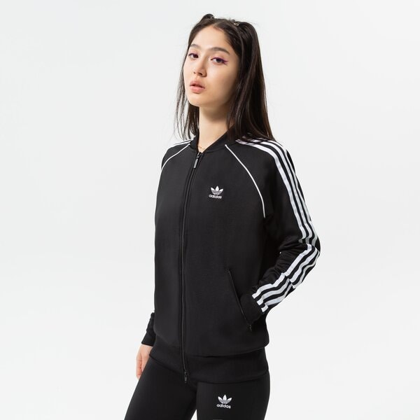 Дамски суичър ADIDAS СУИТЧЪР СЪС ЗАКОПЧАВАНЕ SST TRACKТОП PB gd2374 цвят черен