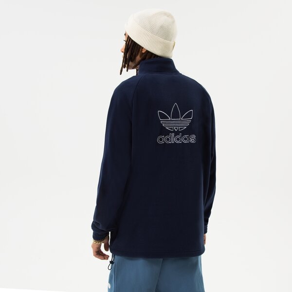 Мъжки суичър ADIDAS СУИТЧЪР СЪС ЗАКОПЧАВАНЕ TREFOIL FZ TEDD hk7296 цвят син
