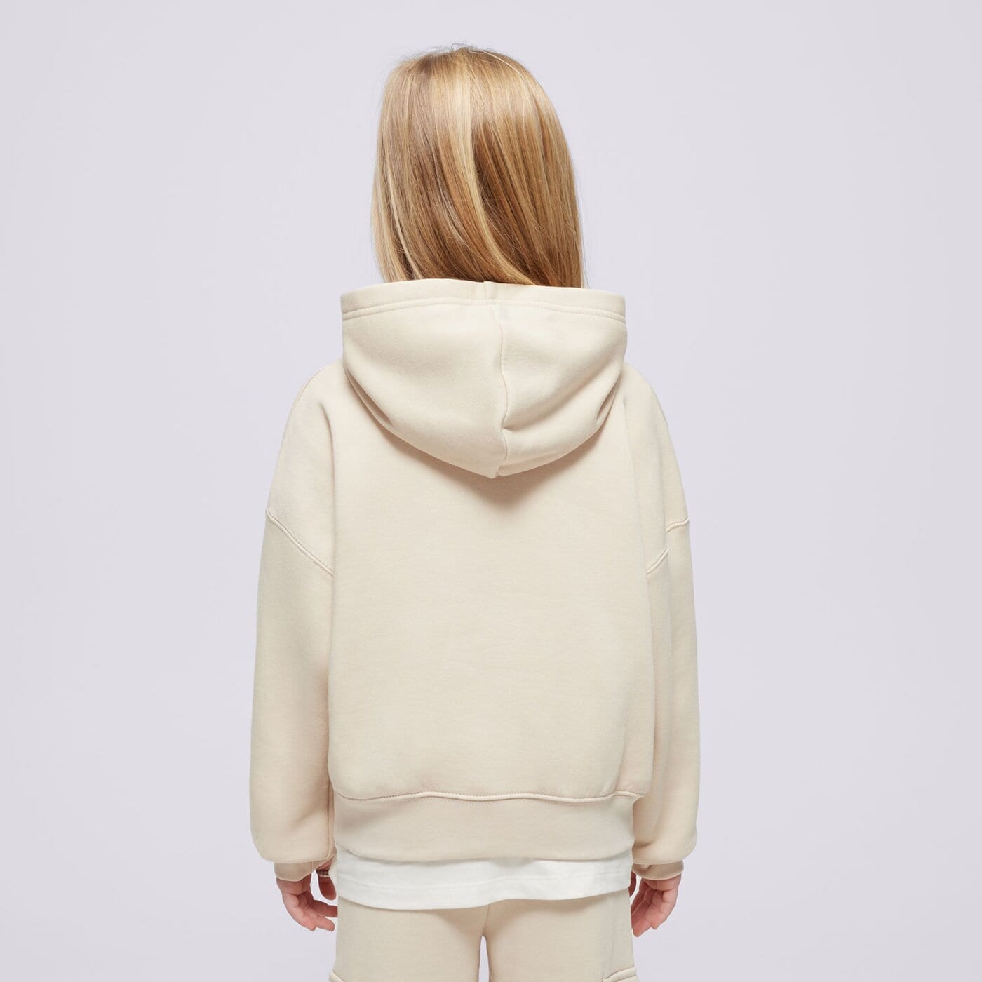 Детски суичър JORDAN СУИТЧЪР С КАЧУЛКА JDG BROOKLYN ESS PO GIRL 45d292-xae цвят бежов