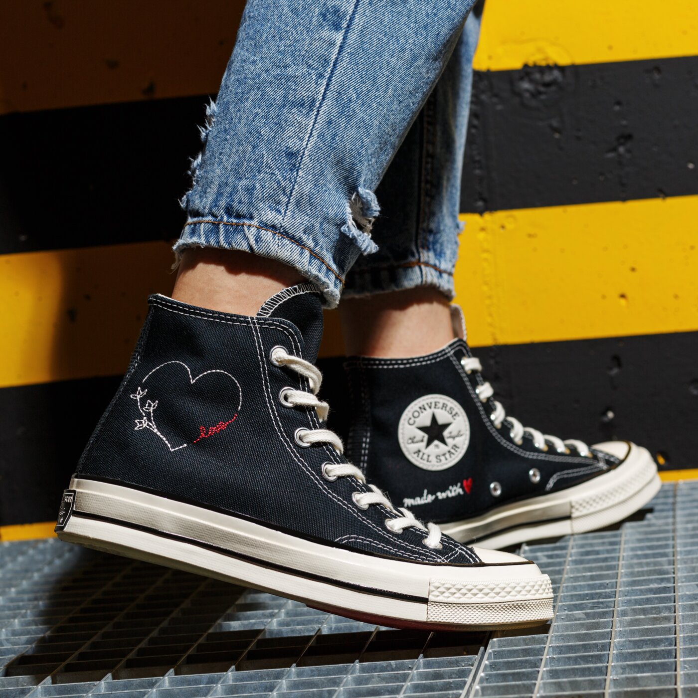 Дамски маратонки CONVERSE CHUCK 70 171118c цвят черен