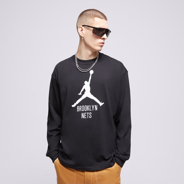 Мъжка тениска NIKE ТЕНИСКА BKN M NK ES NBA JDN LS NBA fn1251-010 цвят черен