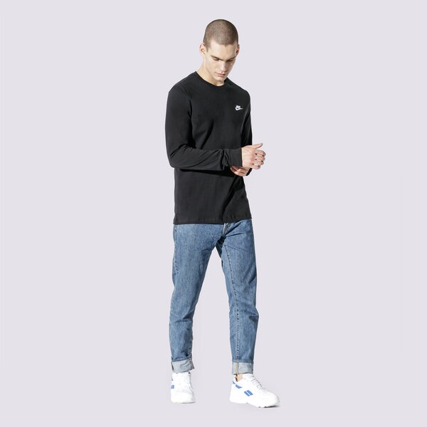 Мъжка тениска NIKE ТЕНИСКА NSW CLUB LONG-SLEEVE TEE ar5193-010 цвят черен