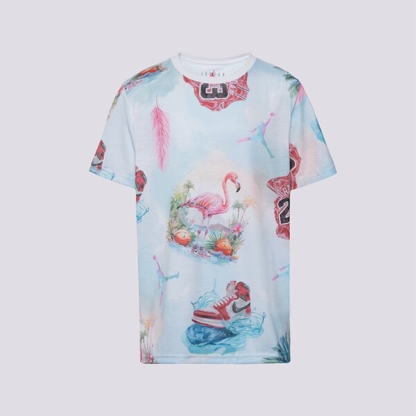 Детска тениска JORDAN ТЕНИСКА JDB JORDAN FLAMINGO AOP SS TEE BOY 95d844-001 цвят многоцветен