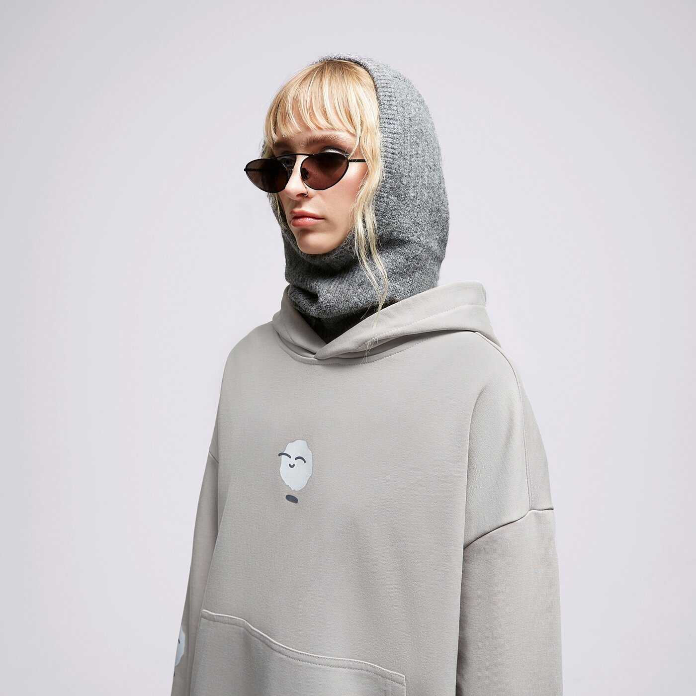 Мъжки суичър S.NOW JOB SIZEER HOODIE "I'M LEVITATING" GRAY si323blu55001 цвят сив