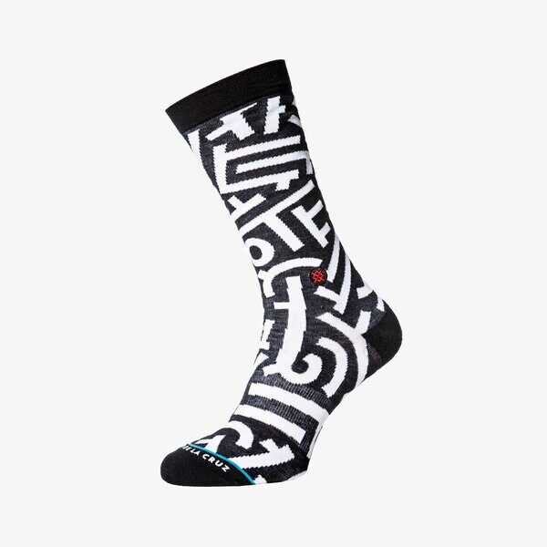 Дамски чорапи STANCE ЧОРАПИ ANTHEM AARON DE LA CRUZ MENS m545d18aar цвят черен
