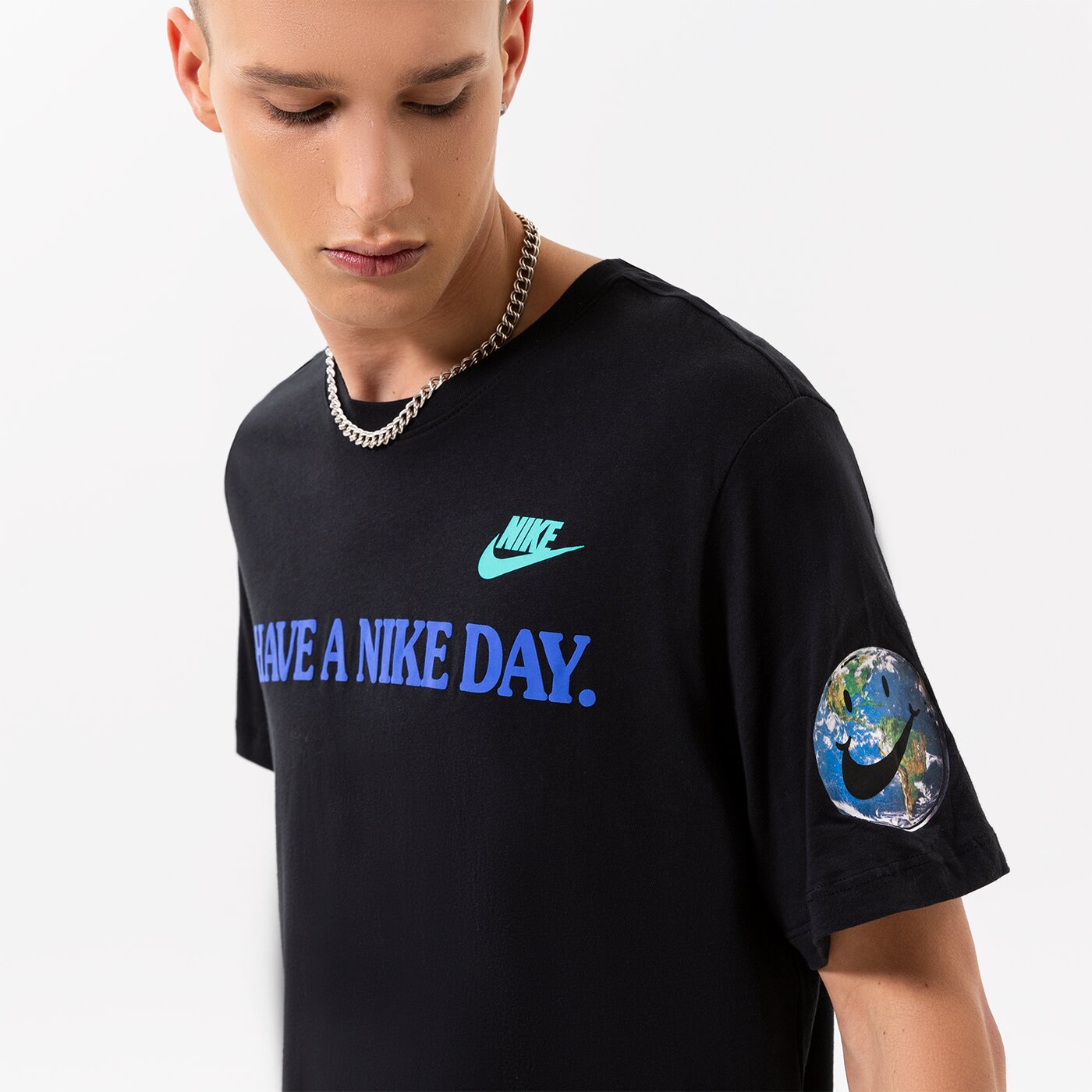 Мъжка тениска NIKE ТЕНИСКА dm6397-010 цвят черен