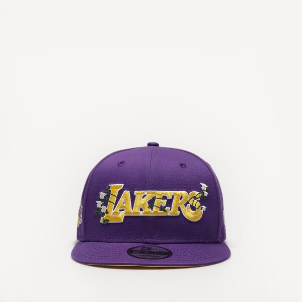 Мъжка шапка с козирка NEW ERA ШАПКА FLOWER WORDMARK 950 LAKERS LOS ANGELES LAKERS 60358100 цвят виолетов